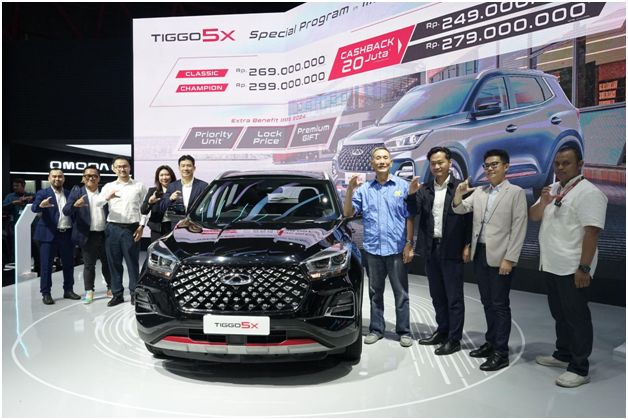 Chery Tiggo 5X Mengaspal di IIMS 2024