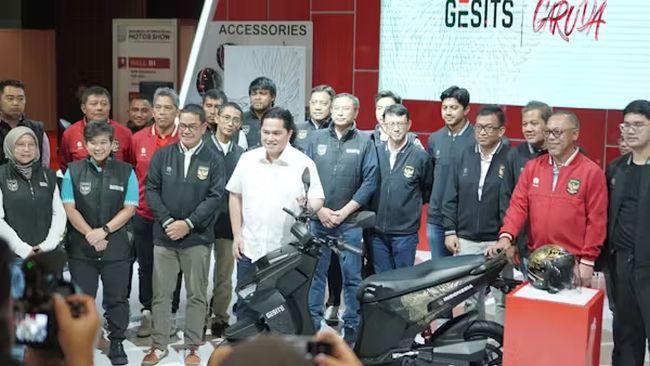 Motor Listrik Gesits Garuda Resmi Meluncur