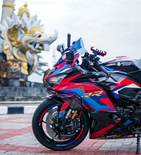 Modifikasi Kawasaki Ninja ZX-25R, Terinpirasi Desain BMW