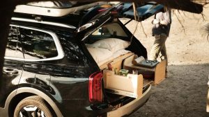 Dapur pada bagian belakang mobil