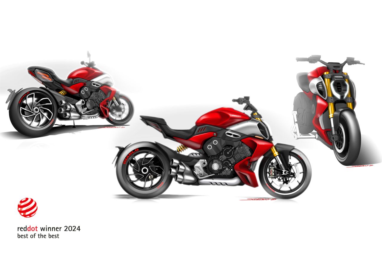 Ducati Diavel V4 Raih Penghargaan Bergengsi Red Dot: Best of the Best