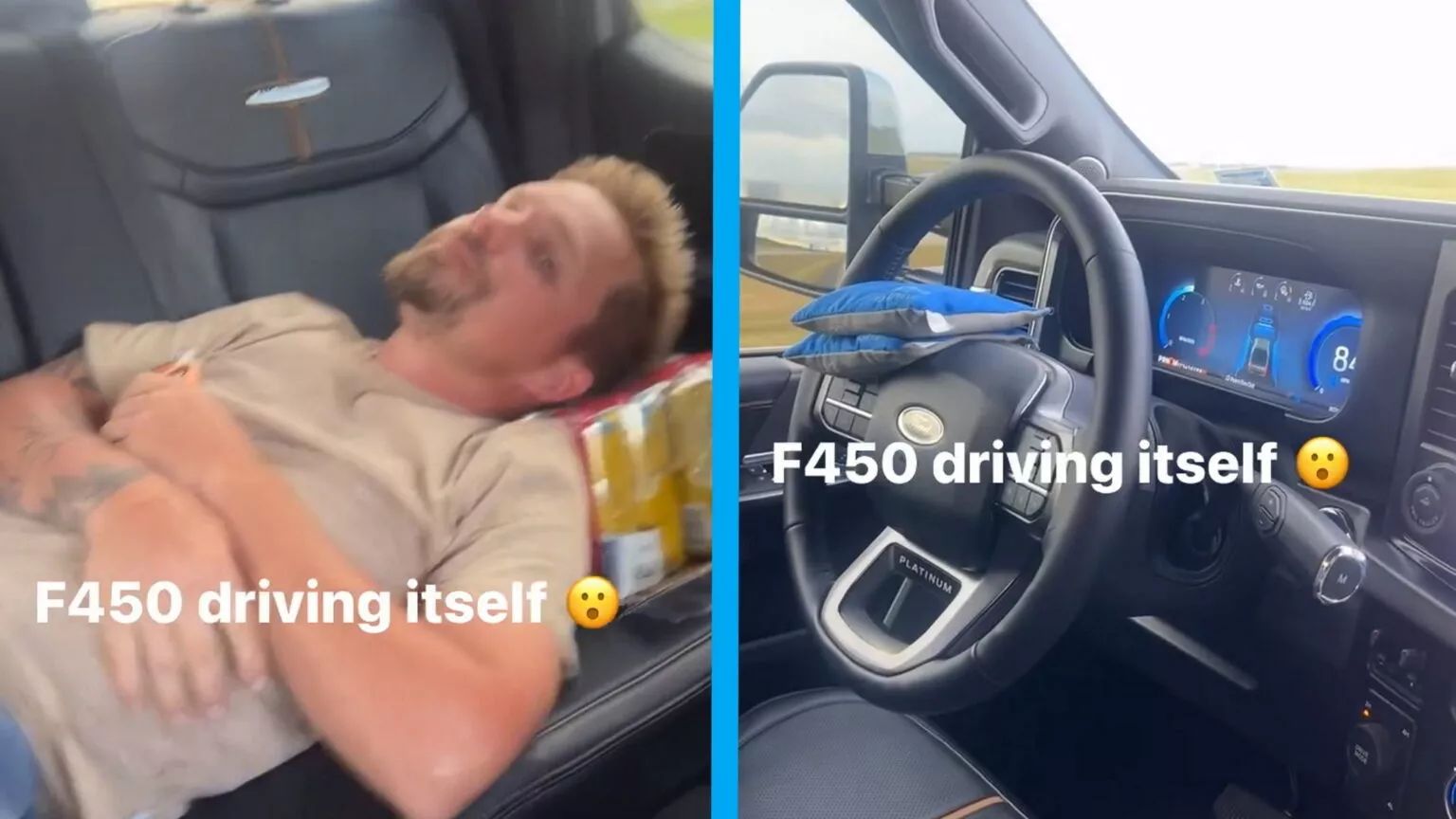 Sopir Nekat Rebahan di Jok Belakang, Mobil Berjalan Sendiri Pakai Adaptive Cruise Control