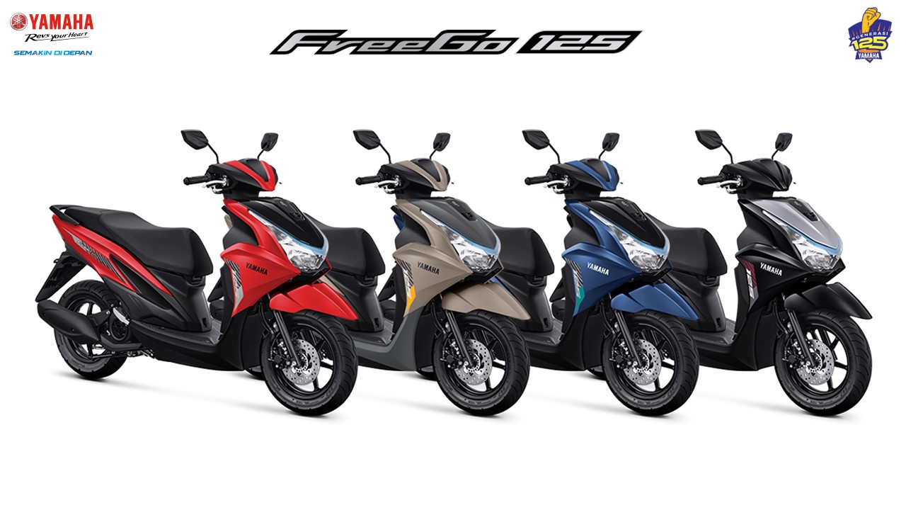 Yamaha FreeGo Tebar Pesona dengan Pilihan Warna Baru