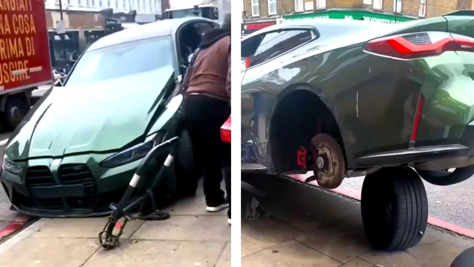 BMW M4 Kecelakaan Tunggal, Langsung Ditinggal Pengemudinya