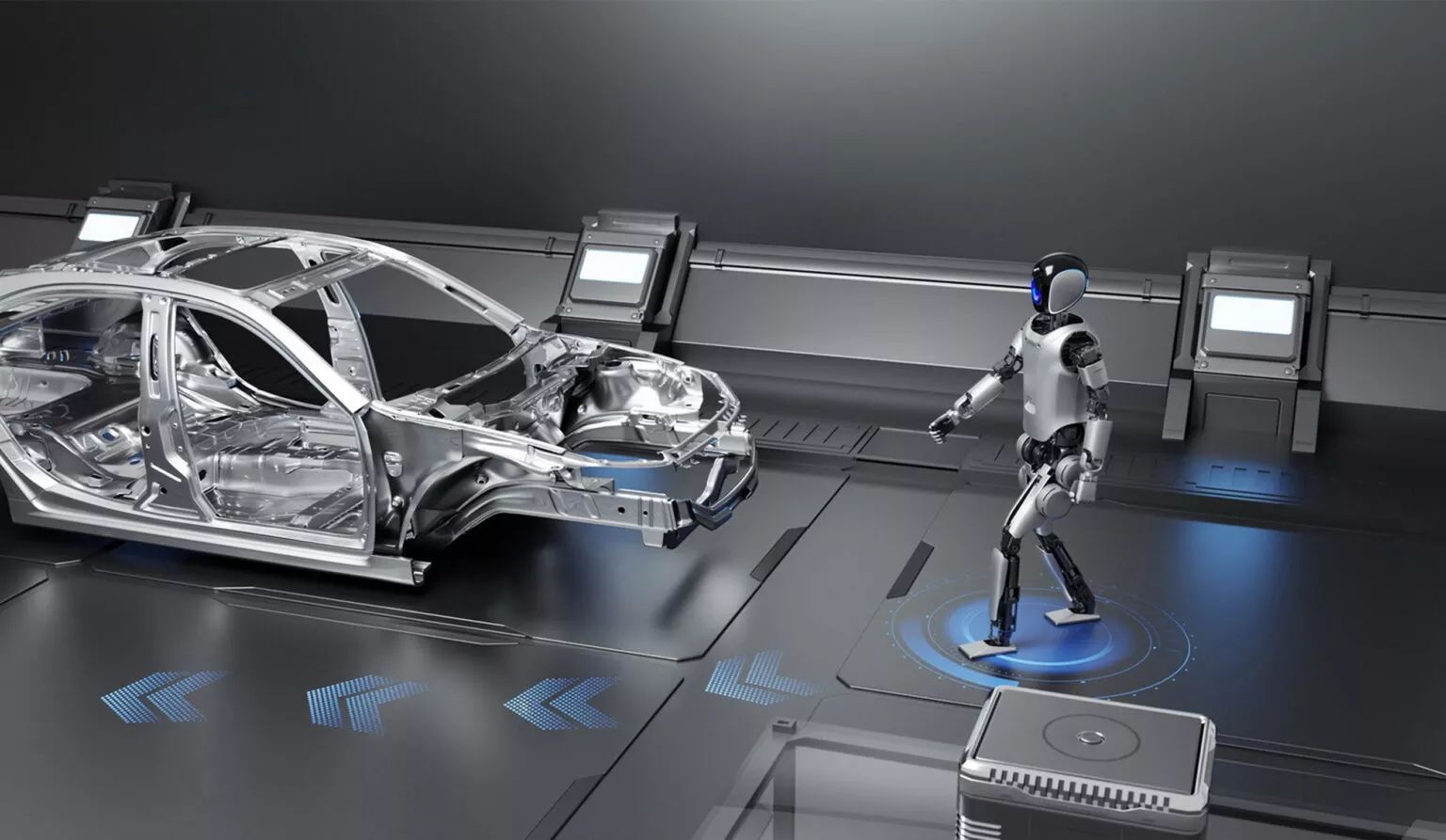 China Kembangkan Robot Berwujud Manusia untuk Bekerja di Pabrik Mobil