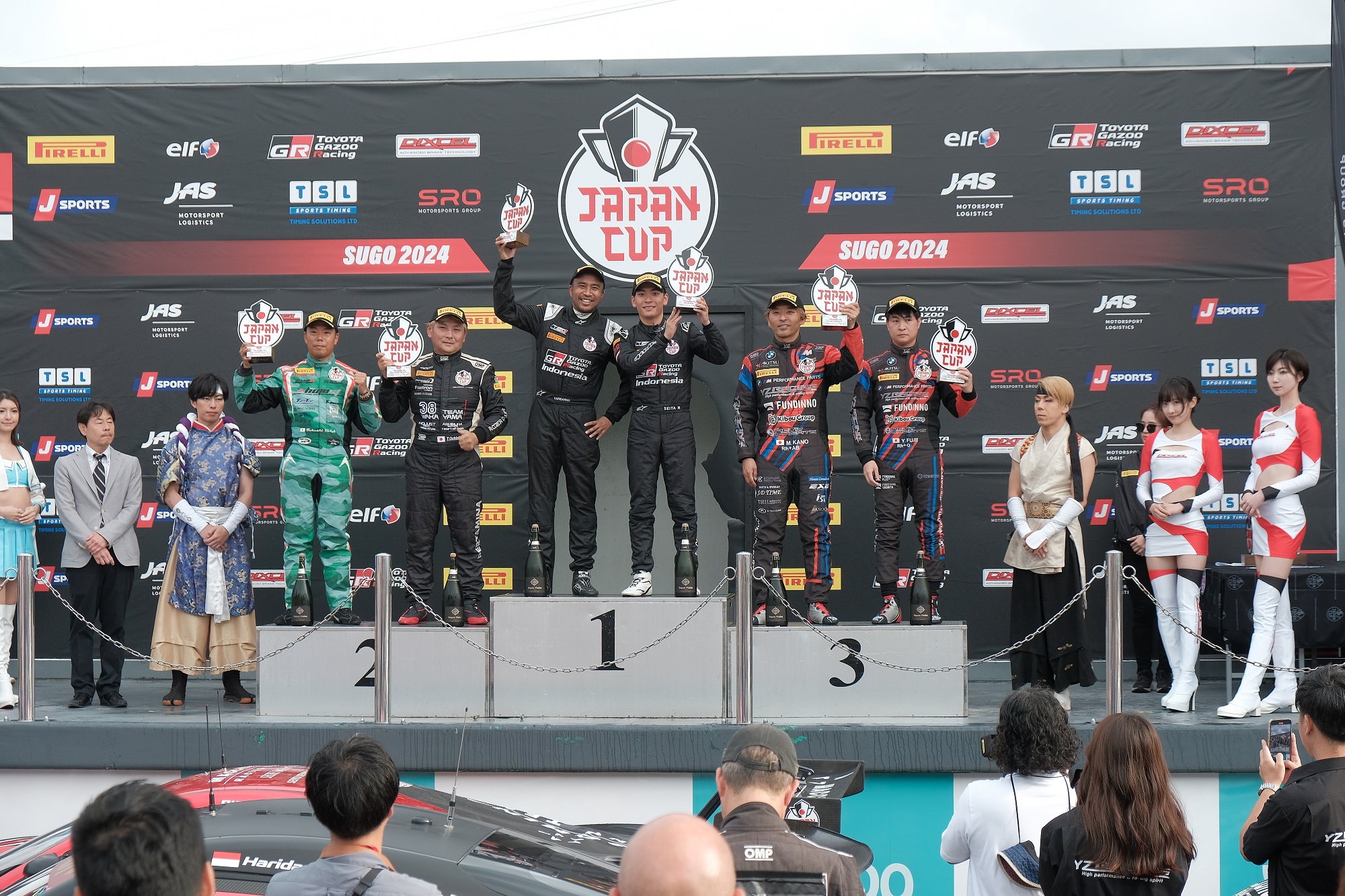 Toyota Gazoo Racing Indonesia Meraih Podium Pertama Kelas GT4 Japan Cup 2024 Seri ke-1