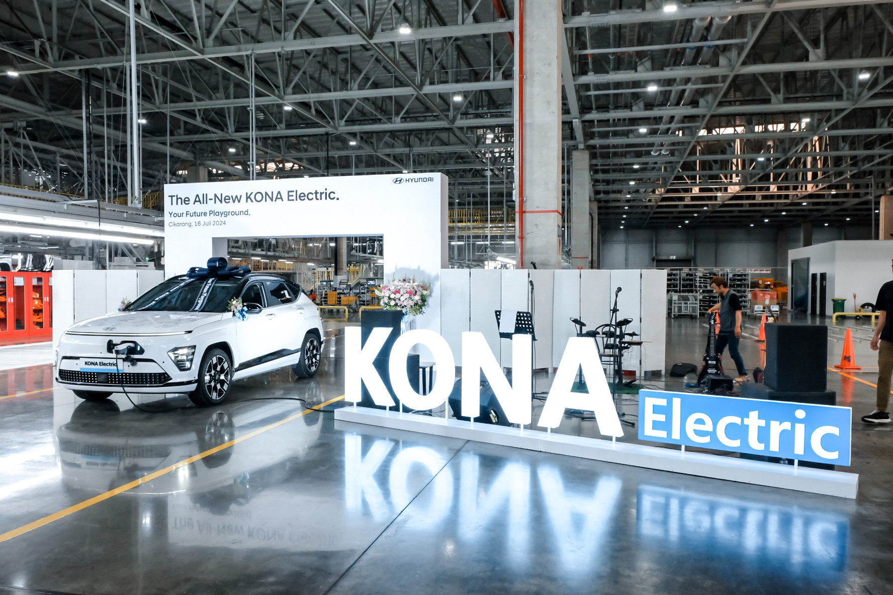 Hyundai KONA Electric dengan Baterai Buatan Indonesia Mulai Diproduksi