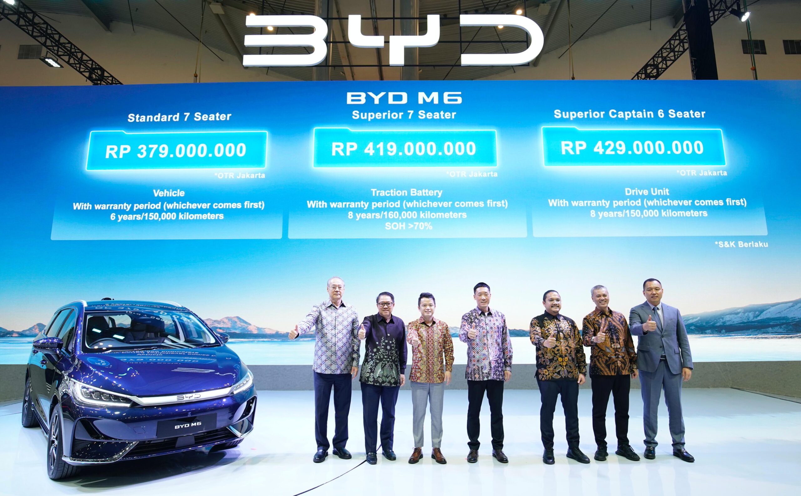 BYD M6 Memiliki Garansi Baterai 8 Tahun
