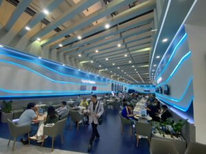 Suasana Area Belakang Booth Toyota pada pukul 18.50 (25/7)