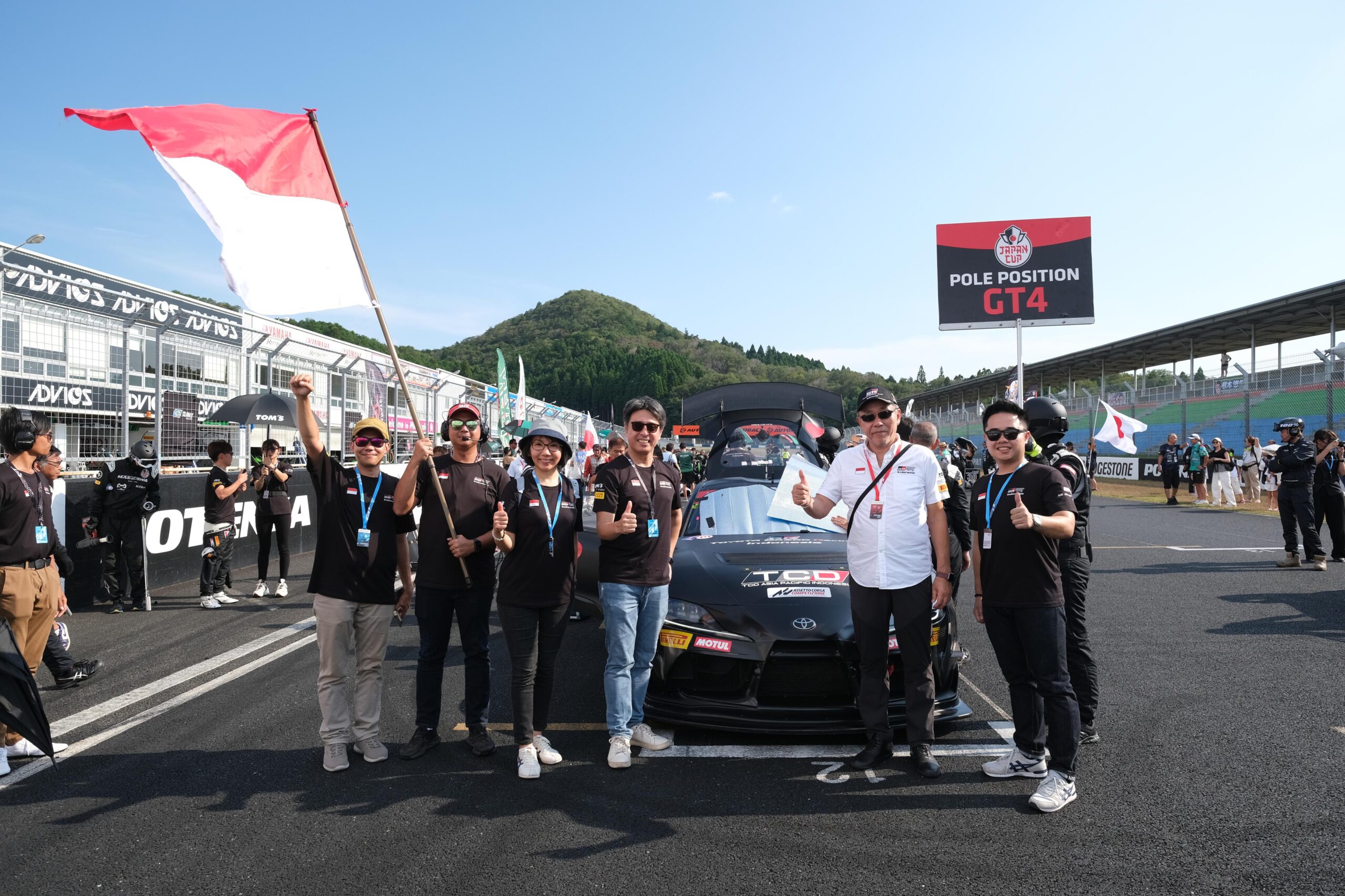 TOYOTA GAZOO Racing Indonesia Kibarkan Bendera Merah Putih di Japan Cup 2024