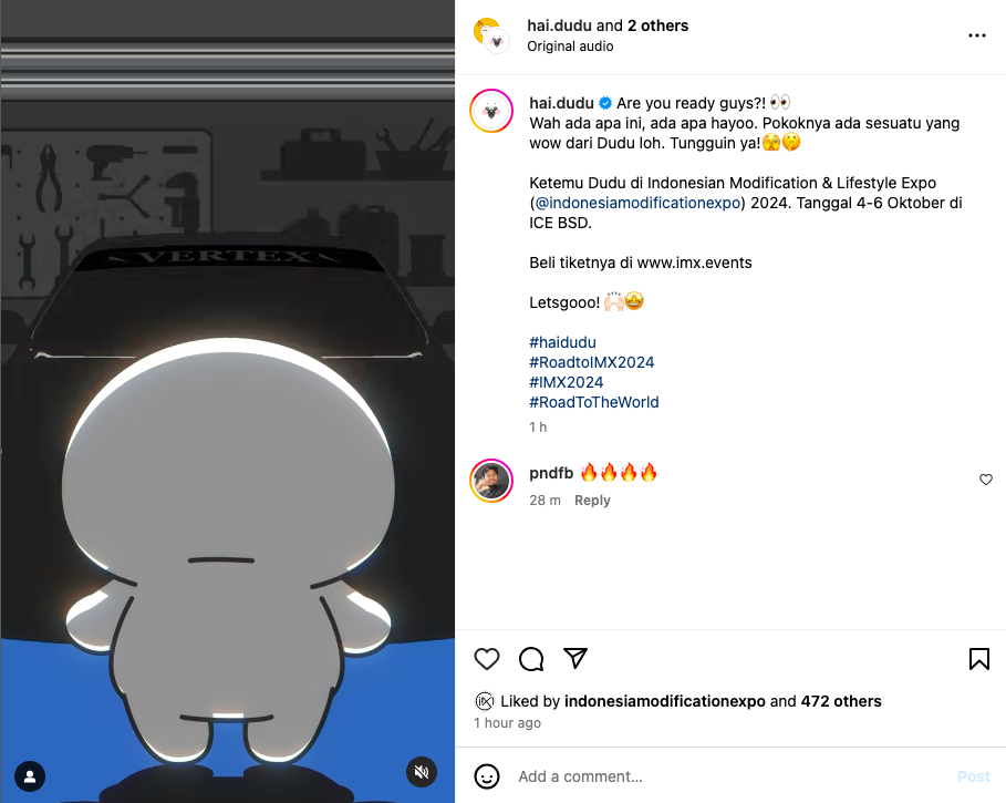 Dudu Siap Bikin Kejutan di Indonesian Modification & Lifestyle Expo 2024