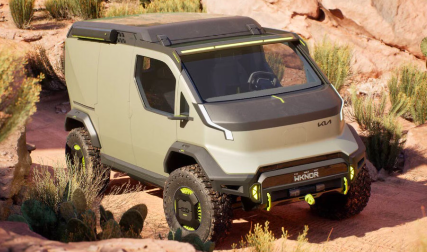 Kia PV5 WKNDR, Mobil Listrik Futuristis untuk Generasi Petualang