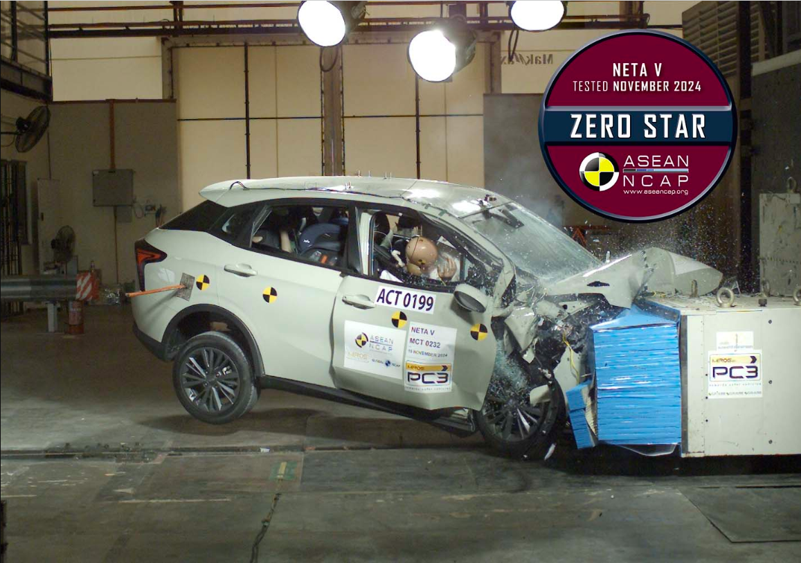 Neta V Raih Nilai 0 Bintang dalam Hasil Tes Uji Tabrak ASEAN NCAP