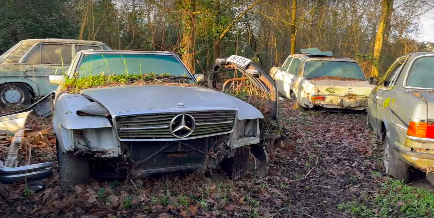 Kuburan Mercedes Benz Klasik di Inggris, Harta Karun yang Terlupakan