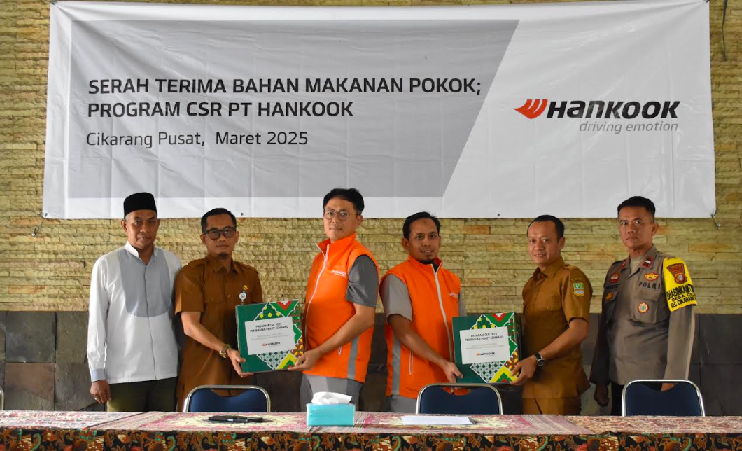Sambut Perayaan Idul Fitri dan Pemulihan Banjir Bekasi, Hankook Salurkan Bantuan Sembako untuk Masyarakat